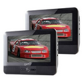 7" Dual Screen Portable DVD Player with USB & SD Inputs